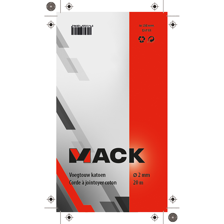 Laden Sie das Bild in Galerie -Viewer, Mack 1014951 - voegtouw katoen 2mm-20m | 5 stuks
