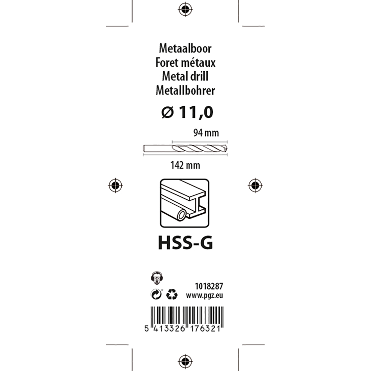 Laden Sie das Bild in Galerie -Viewer, Mack 1018287 - metaalboor hss g din 338 ø 11,0 x 142 mm | 5 stuks
