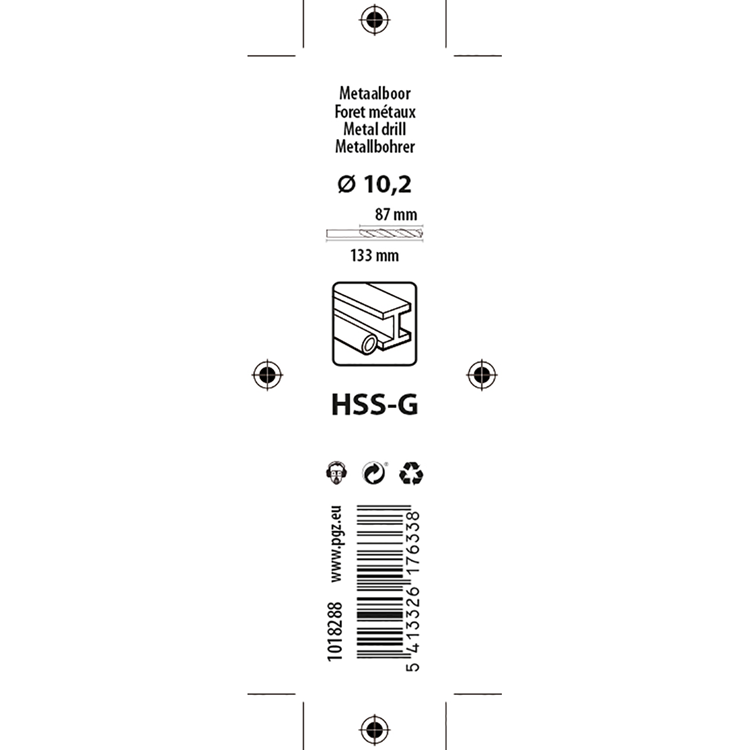 Afbeelding laden in galerijviewer, Mack 1018288 - metaalboor hss g din 338 ø 10,2 x 133 mm | 5 stuks
