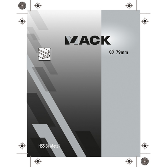 Mack 1018334 - gatzaag bimetaal ø 79mm | 3 stuks