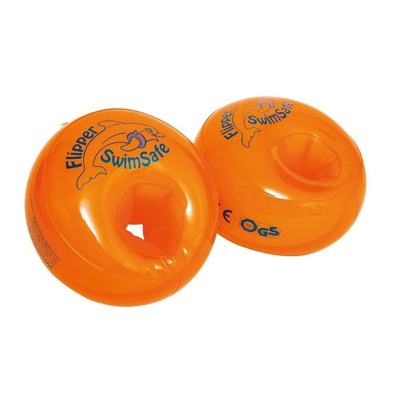 Load image into Gallery viewer, Swimsafe zwemmouwtjes flipper oranje 2 stuks
