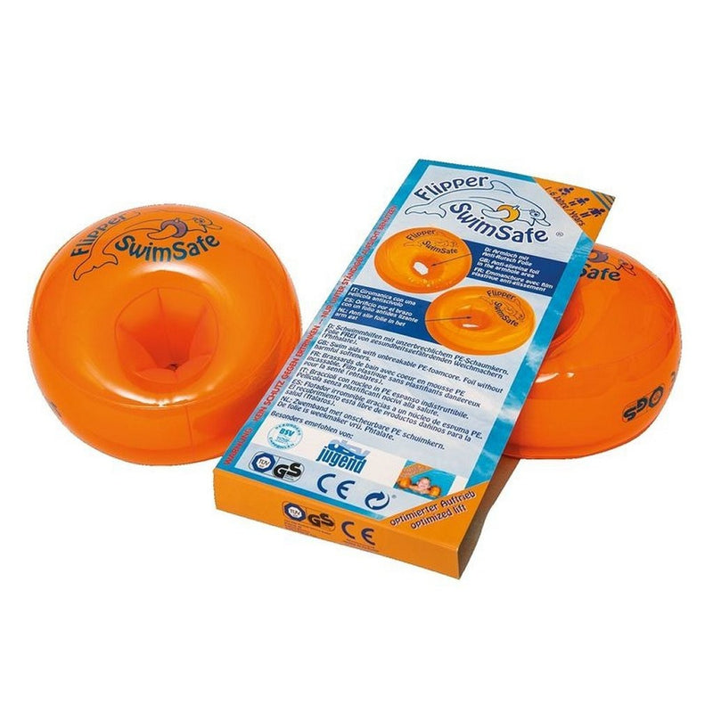 Load image into Gallery viewer, Swimsafe zwemmouwtjes flipper oranje 2 stuks
