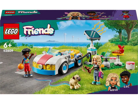 Lego friends electrische auto met oplaad punt 42609