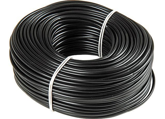Herth+buss kabelkous insulating tubes 3 mm 50m soft pvc black