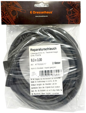 Dresselhaus brandstofslang 4715 fuel hoses 4.5x3 2m 4.5x10.5 top rubber 2 mt