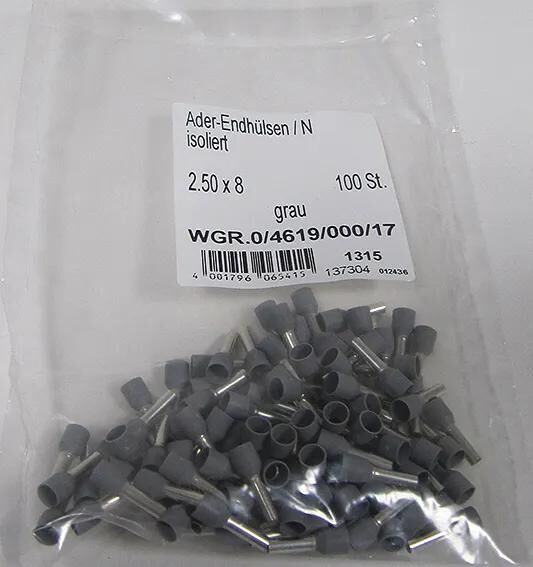 Dresselhaus aderendhülse insulated wire end sleeve 2.5 mm