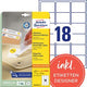 Merkloos sans marque huismerk avery l6025rev-25 afneembare etiket 63,5x46,6