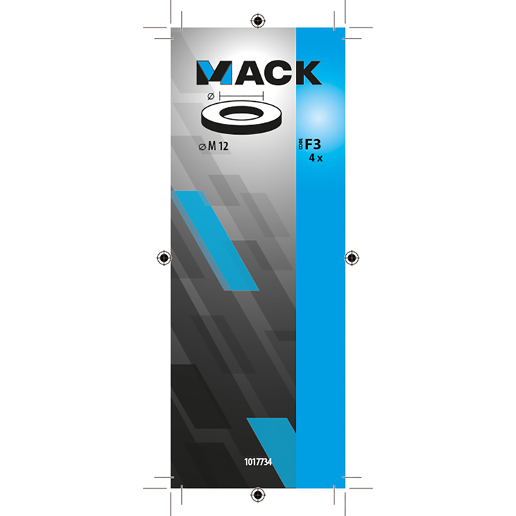 Afbeelding laden in galerijviewer, Mack 1017734 - sluitring nylon 4 st m12 | 10 stuks
