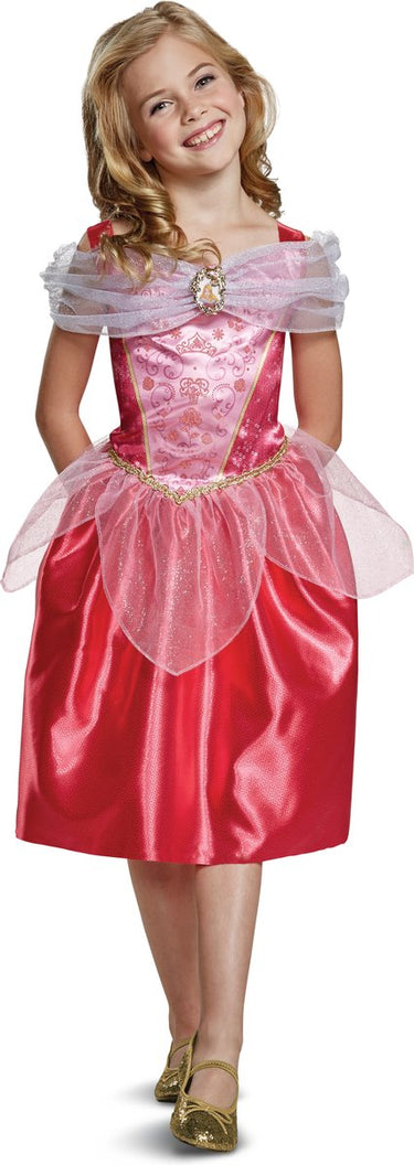 Disguise disney prinses - sleeping beauty, aurora classic , maat m (7-8 jaar), meisjes