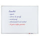 Magnetisch whiteboard franken x-traline staal