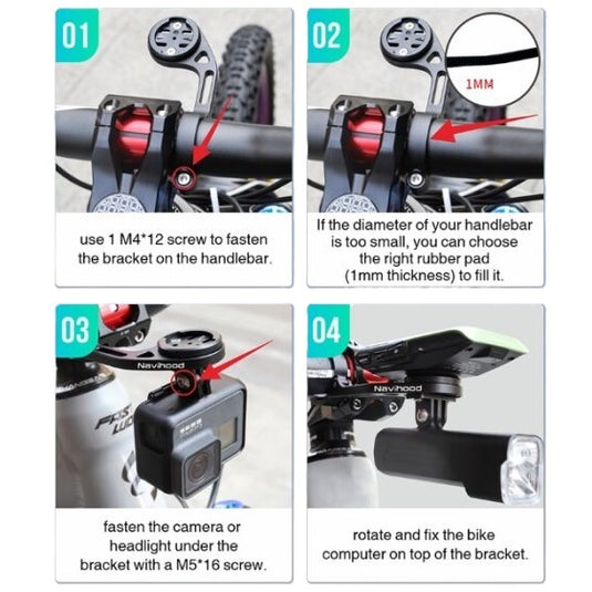 Navihood stuurhouder aluminium c4