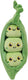 Besitos squishies - erwt - 20cm - knuffel