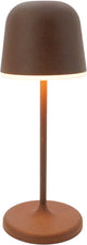 Eglo mannera-s tafellamp - priklamp - oplaadbaar (tot 28 uur licht) - 20 cm - roestbruin wit - draadloos - dimbaar - binnen en buiten