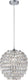 Rl live your light reality petty - hanglamp - chroom - excl. 1x e27 4 w - plafondbevestiging - in hoogte verstelbaar