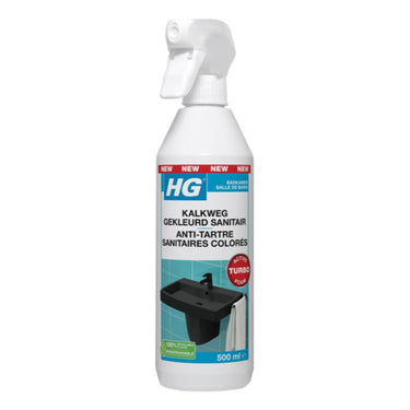 Hg kalkweg gekleurd sanitair 500ml dã© kalkverwijderaar voor gekleurd sanitair