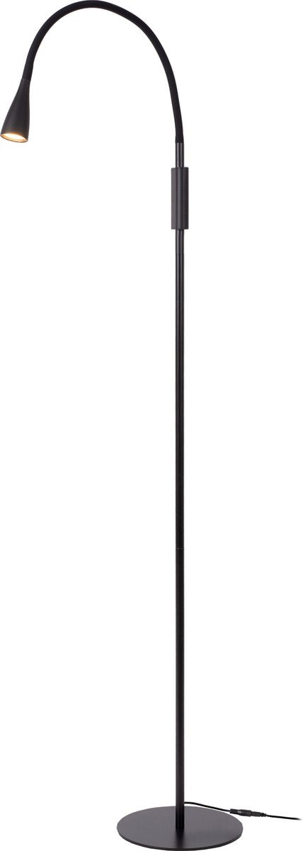 Lucide zozy - leeslamp - led 3 stepdim - 1x4w 3000k - zwart