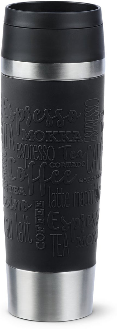 Tefal travel mug n2022010 - thermosfles - 500 ml - zwart - isolerend - lekvrij - geschikt voor warme en koude dranken