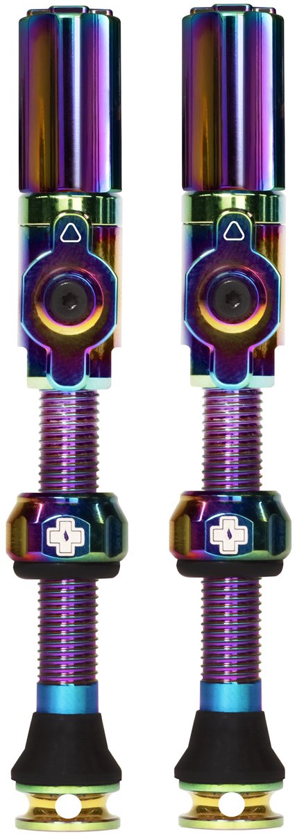 Muc-off tubeless ventiel big bore hybrid large iridescent auto schrã¤der ventiel 45mm