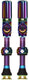 Muc-off tubeless ventiel big bore hybrid large iridescent auto schrã¤der ventiel 45mm