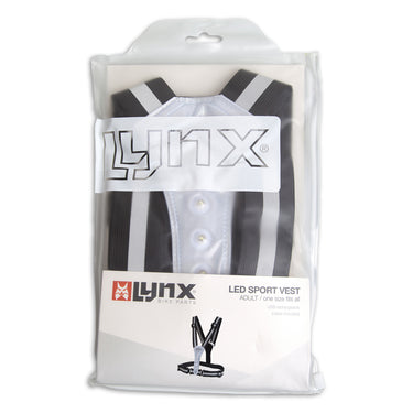 Lynx reflectie led sport vest usb