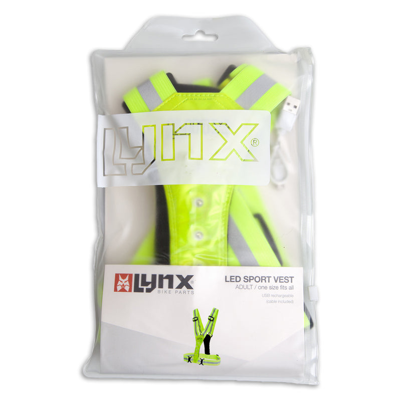Load image into Gallery viewer, Lynx reflectie led sport vest usb
