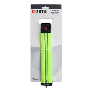 Lynx reflecterende led heuptas hardloopriem usb