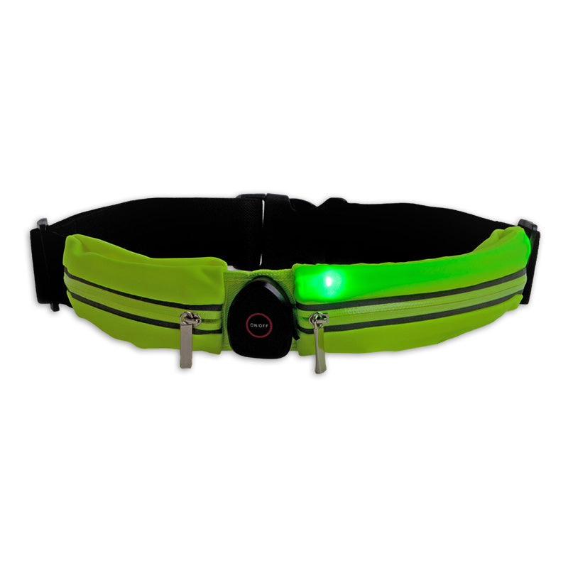 Load image into Gallery viewer, Lynx reflecterende led heuptas hardloopriem (dubbel) usb
