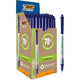 Bic balpen ecolutions clic stic - blauw - doos 50 stuks