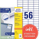 Universele etiketten avery zweckform 3668 wit