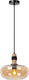Lucide ilona - hanglamp - ø 30 cm - 1xe27 - amber