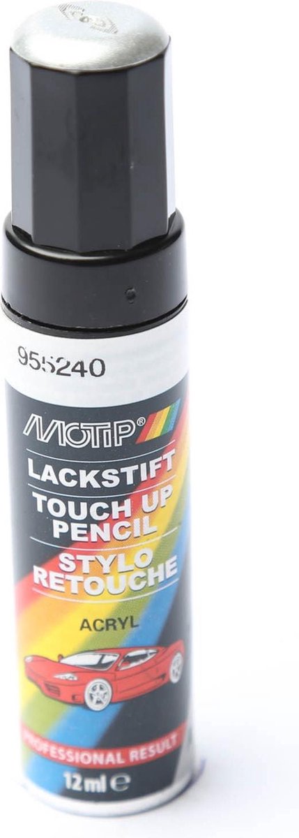 ギャラリービューアに画像をロードする, Motip 955240 - auto lakstift - zilver metallic - 12 ml
