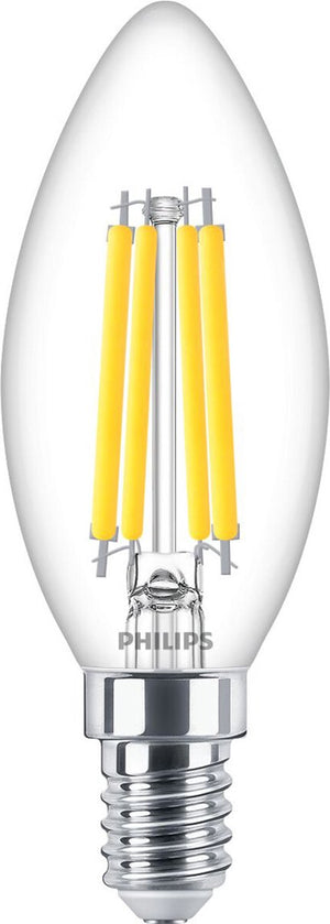 Philips led philips - master value ledcandle e14 filament helder 3.4w 470lm - 927 | beste kleurweergave - dimbaar – vervangt 40w