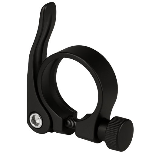 Zadelpenklem Edge ø34.9 Alu Quick-Release - zwart