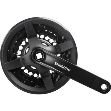 Shimano crankstel 6 7 8 speed tourney fc-ty301 met 150mm crankarm 42 x 34 x 24t - zwart