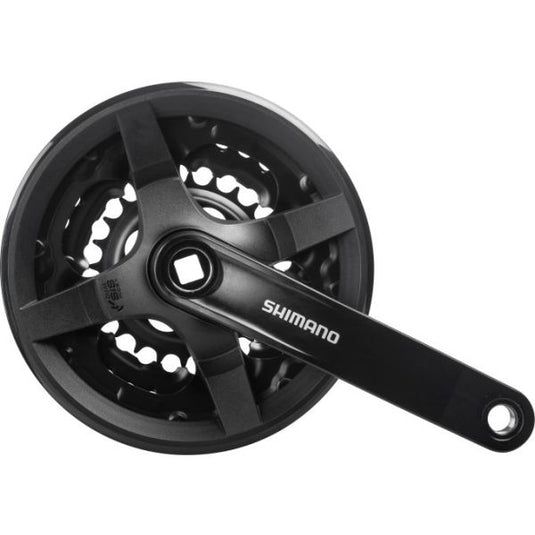 Shimano crankstel 6 7 8 speed tourney fc-ty301 met 150mm crankarm 42 x 34 x 24t - zwart