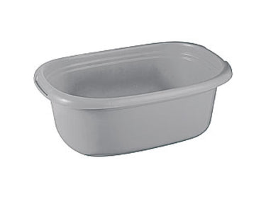 Sunware basic wasmandl 25 liter zilver 55x38x23cm kunststof