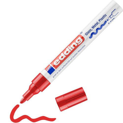 Edding paint marker 750 ronde punt rood