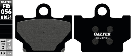 Galfer remblokken fd056 brake pad fd056 g1054 organic