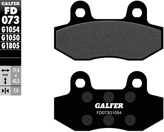 Galfer remblokken fd073 brake pad fd 073 g1054 organic