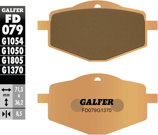 Galfer remblokken fd079 brake pad fd079 g1370 sintered metal