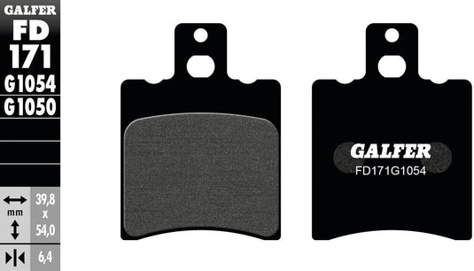 Galfer remblokken fd171 brake pad fd171 g1054 organic