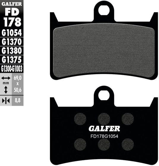 Galfer remblokken fd178 brake pads organ. fd178 g1054