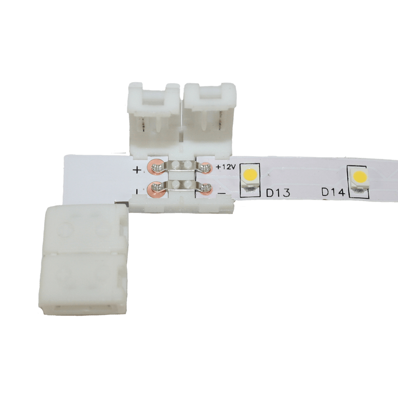 Chargez l'image dans la visionneuse de la galerie, Cingoli koppelstuk voor led strip 8mm - rechte hoek (90°)
