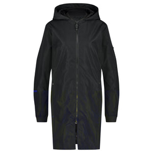 Puch lang bomber regenjas dames zwart