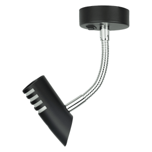 Sao wandlamp met flexibele arm - zwart - zonder verkoopverpakking