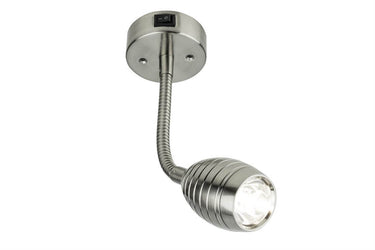 Neso flex wandlamp met flexibele arm - mat chroom - zonder verkoopverpakking