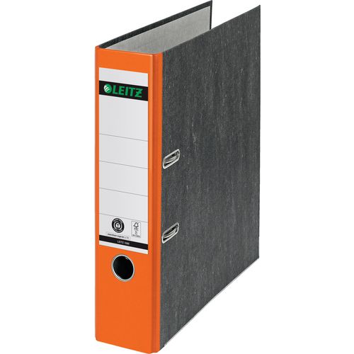 Ordner leitz 1080 karton 8cm oranje