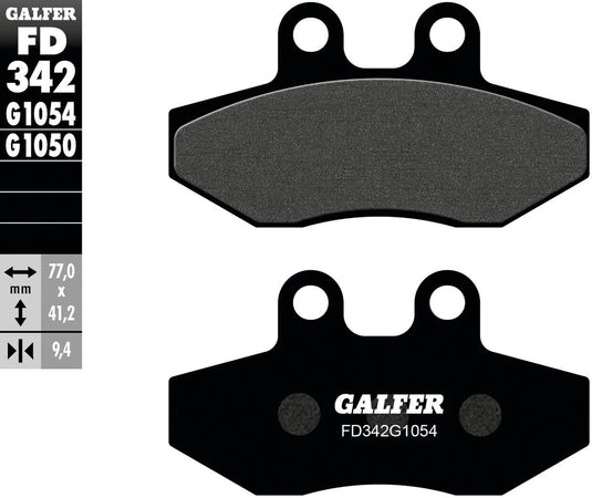 Galfer remblokken fd342 brake pad fd342 g1054 organic standard