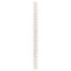 Gbc draadrug 3:1 34 lussen 6mm zilver(100)