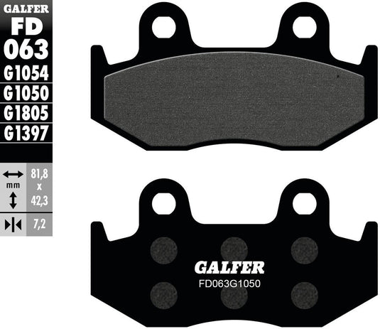 Galfer remblokken fd063 brake pad fd063 g1050 organic